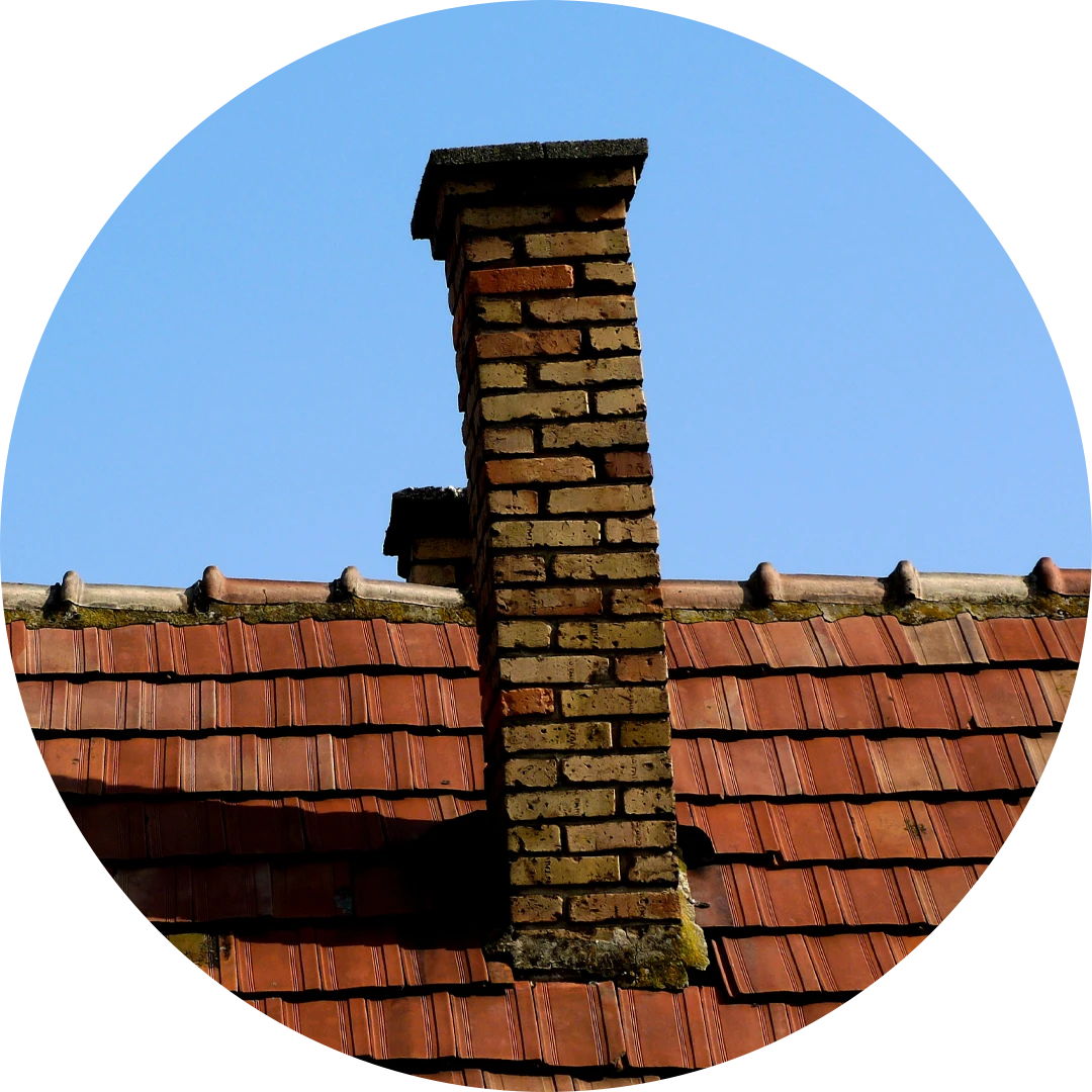 Leaning or Tilting Chimney