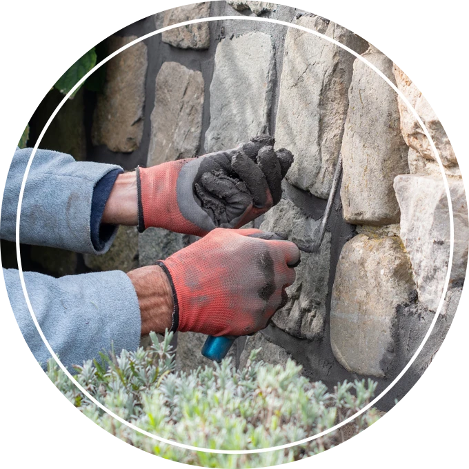 Stone Repair and Mixed-Material Exterior Work